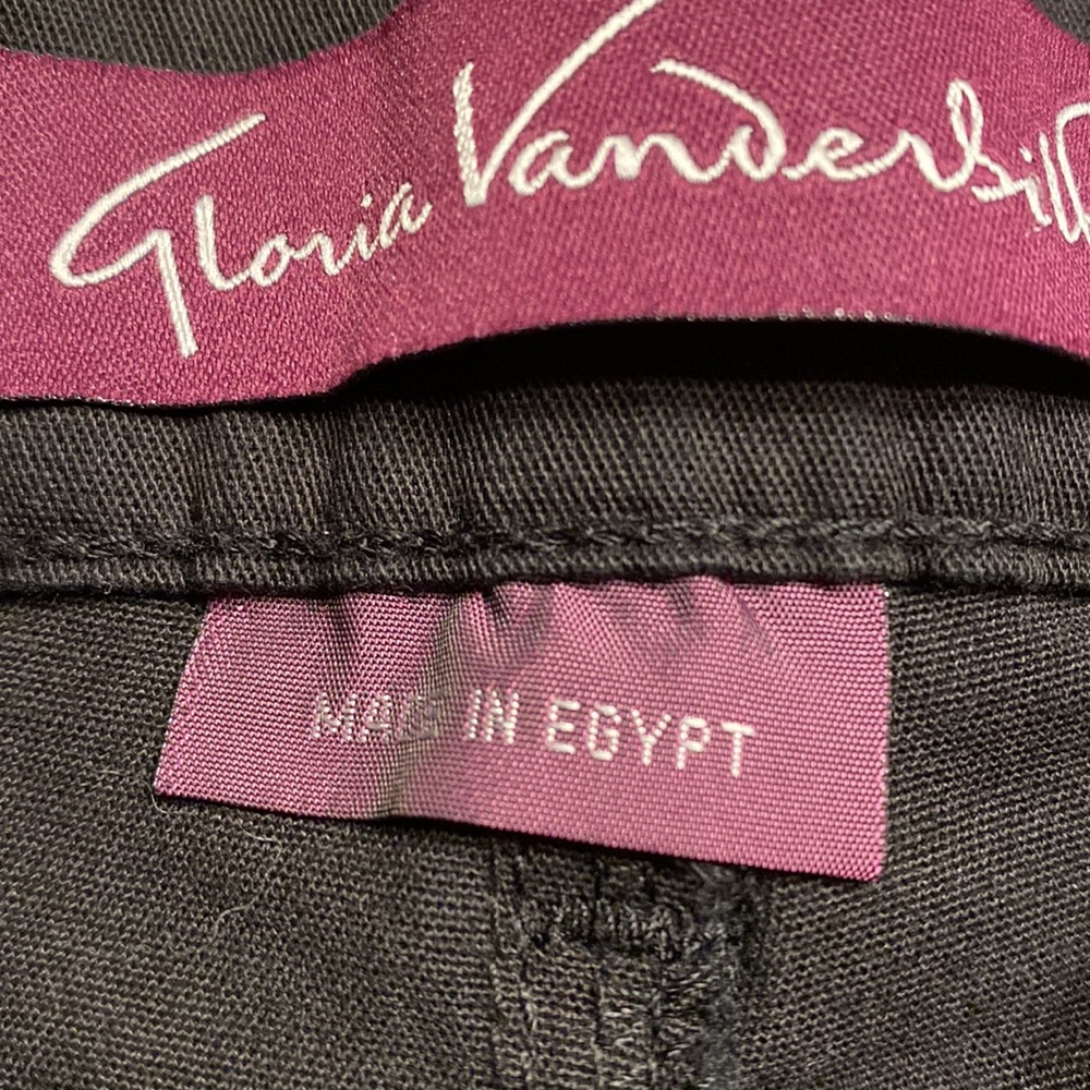 Gloria Vanderbilt black Flare Boot cut leg dress pants size 10 - Picture 5 of 13